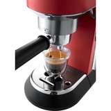 DeLonghi Dedica Style EC 685.R Manual Máquina espresso 1,1 L, Cafetera espresso rojo, Máquina espresso, 1,1 L, 1300 W, Negro, Rojo, Acero inoxidable