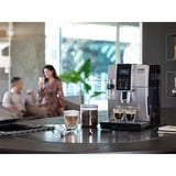 DeLonghi Dinamica Ecam 350.35.SB Totalmente automática Máquina espresso 1,8 L, Superautomática plateado/Negro, Máquina espresso, 1,8 L, Granos de café, De café molido, Molinillo integrado, 1450 W, Negro, Plata