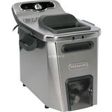 DeLonghi F 44532 CZ freidora Sencillo 5 L Independiente 3200 W Negro, Acero inoxidable acero fino cepillado/Negro, 5 L, 1,5 kg, 5 L, Sencillo, Negro, Acero inoxidable, Independiente