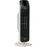 DeLonghi HFX65V20 Interior Negro, Blanco 2000 W Ventilador eléctrico, Termoventiladores negro, Ventilador eléctrico, Cerámico, 24 h, Interior, Negro, Blanco, LED