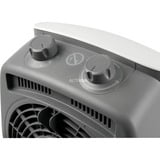 DeLonghi HVY1030 calefactor eléctrico 2000 W, Termoventiladores blanco/Gris, 2000 W, 1000 W, 65 m³, 220 - 230 V, 50 Hz, 600 g