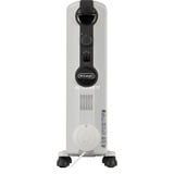 DeLonghi Radia S TRRS0920 Interior Blanco 2000 W Radiador de aceite eléctrico gris, Radiador de aceite eléctrico, Aceite, 1,4 m, Interior, Piso, Blanco