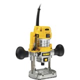 DeWALT D26203 Plata, Amarillo 27000 RPM 900 W, Fresadora amarillo/Plateado, Plata, Amarillo, 27000 RPM, 6,8 (5/16"), 16000 RPM, 5,5 cm, 7 m/s²