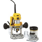 DeWALT D26204K Plata, Amarillo 27000 RPM 900 W, Fresadora amarillo/Plateado, Plata, Amarillo, 27000 RPM, 6,8 (5/16"), 16000 RPM, 5,5 cm, 7 m/s²