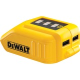 DeWALT DCB090-XJ cargador de batería USB, Adaptador amarillo, 1 pieza(s)