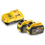 DeWALT DCB118X2-QW cargador y batería cargable Cargador de batería amarillo/Negro, Cargador de batería, Ión de litio, DeWalt, Ión de litio, 2 pieza(s), 650 g