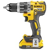 DeWALT DCD796D2-QW taladro Sin llave 1,6 kg Negro, Amarillo, Martillo atornillador negro/Amarillo, Taladro de pistola, Sin llave, 1,3 cm, 4 cm, 1,3 cm, 1,3 cm