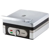 Domo DO 9047 W 2 barquillo(s) 1400 W Plata, Gofrera plateado, 1400 W