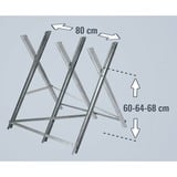 EINHELL 4500067, Caballete de aserrar plateado