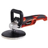 EINHELL CC-PO 1100/1E abrillantador para coches 1100 W 3500 RPM, Pulidor rojo/Negro, Pulidora giratoria para coche, 3500 RPM, 1100 W, Negro, Gris, Rojo, 2,5 kg, Corriente alterna