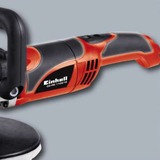 EINHELL CC-PO 1100/1E abrillantador para coches 1100 W 3500 RPM, Pulidor rojo/Negro, Pulidora giratoria para coche, 3500 RPM, 1100 W, Negro, Gris, Rojo, 2,5 kg, Corriente alterna