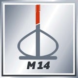 EINHELL Farb-Mörtelrührer TC-MX 1200 E, Agitador rojo/Negro