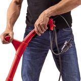 EINHELL GC-EG 1410 Limpiadores de azulejos y juntas, Eliminador de malas hierbas rojo, Limpiador de lechada, Negro, Rojo, 125 mm, 250 mm, 655 mm