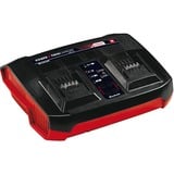 EINHELL Power-X-Twincharger 3 A Cargador de baterías para interior Negro, Rojo negro/Rojo, Negro, Rojo, Cargador de baterías para interior