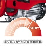 EINHELL TC-EH 250 500 W 12 m 125 kg, Torno rojo, Polipasto de alambre, 12 m, 125 kg, 250 kg, 11,5 m, 5,7 m