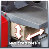 EINHELL TC-SP 204, Cepillo eléctrico rojo