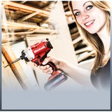 EINHELL TE-CI 18 Li atornillador de impacto inalámbrico sin escobillas, Tornillo de percusión rojo/Negro, No incluye cargador ni batería, 1,07 kg