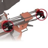 EINHELL TE-SM 2131 Dual 1600 W 5000 RPM, Sierras de corte a inglete y a bisel rojo/Negro, 490 mm, 825 mm, 337 mm, 13,1 kg