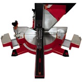 EINHELL TE-SM 2534 Dual 1800 W 5100 RPM, Sierras de corte a inglete y a bisel rojo/Negro, 614 mm, 901 mm, 361 mm, 15,7 kg
