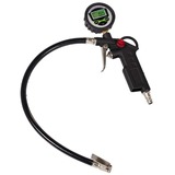 Einhell 4133115 manómetro para neumáticos 0 - 13 bar Manómetro digital, Equipos de llenado de neumáticos negro, Manómetro digital, 0 - 13 bar, Barra, Negro, Verde