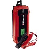 Einhell CE-BC 6 M Cargador de batería para vehículos 12 V Negro, Rojo rojo/Negro, 12 V, 220 - 240 V, 50 Hz, LCD, Sobrecarga, Cortocircuito, IP65