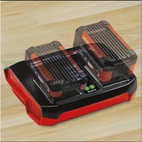 Einhell Power-X-Twincharger 3 A Cargador de baterías para interior Negro, Rojo negro/Rojo, Negro, Rojo, Cargador de baterías para interior