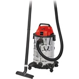 Einhell TC-VC 1930 S Negro, Gris, Rojo 30 L 1500 W, Aspiradora en húmedo y en seco rojo/Plateado, Seca y húmeda, Negro, Gris, Rojo, 30 L, 19 kPa, 2,5 m, 2,5 m