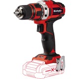 Einhell TE-CD 18/40 Li-Solo 1500 RPM Sin llave 1,1 kg Negro, Rojo, Taladro/destornillador rojo/Negro, Taladro de pistola, Sin llave, 1,3 cm, 1500 RPM, 40 Nm, 6 mm