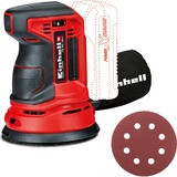 Einhell TE-RS 18 Li - Solo 22000, 11000, Lijadora orbital rojo/Negro, Sin cargador ni batería, 18 V