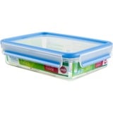 Emsa 508542 recipiente de almacenar comida Rectangular Caja Transparente 8 pieza(s) transparente/Azul, Caja, Rectangular, Transparente, Alemania, 167 mm, 228 mm