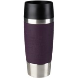Emsa TRAVEL MUG tazón Burdeos Universal 1 pieza(s), Taza violeta, Sencillo, 0,36 L, Burdeos, Acero inoxidable, Universal, 1 pieza(s)