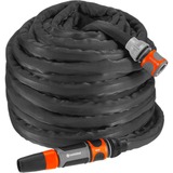 GARDENA 18438-20 manguera de jardín 30 m Por encima del suelo Negro gris/Naranja, 30 m, Por encima del suelo, Negro, 35 bar, 1,3 cm