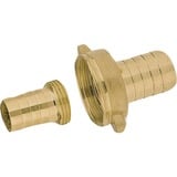 GARDENA 7152-20 accesorio para manguera Conector de manguera Latón 1 pieza(s), Embrague Conector de manguera, 1", Macho/Macho, Latón, Latón