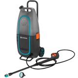 GARDENA 9341-55 Limpiadora de alta presión o Hidrolimpiadora Vertical Batería Negro, Hidrolimpiadora de alta presión gris/Turquesa, Vertical, Batería, Alta presión, 14 L, Negro, 2,6 Ah