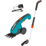 GARDENA 9855-20 tijera de césped inalámbrica 8 cm 3,6 V Ión de litio Negro, Verde, Podadora turquesa/Negro, 8 cm, Negro, Verde, Ión de litio, 3,6 V, 3 h, 2,5 Ah