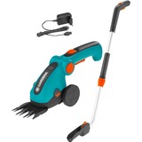 GARDENA 9858-20 tijera de césped inalámbrica 8 cm 3,6 V Ión de litio Negro, Verde, Podadora turquesa/Negro, 8 cm, Negro, Verde, Ión de litio, 3,6 V, 3,5 h, 3 Ah