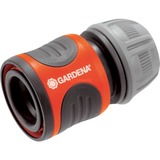 GARDENA Conector rápido 13 mm (1/2")- 15 mm (5/8") , Pieza de manguera gris/Naranja, 18215-20