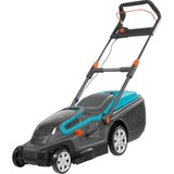 GARDENA Cortacésped de batería PowerMax™ Li-40/37 sin batería negro/Turquesa, 5038-55, 450 m², Cuchillas giratorias, 37 cm, 2 cm, 6 cm