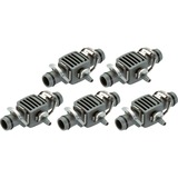 GARDENA Empalme de 13 mm (1/2") – 4.6 mm (3/16"), Conexión gris, 8333-20