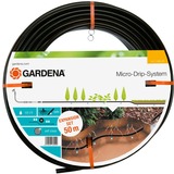 GARDENA Micro-D-tubo de goteo bajo tierro, 50m,, Goteros negro, 1395-20