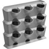 GARDENA NatureUp! Jardín vertical set básico , Envases para plantas gris, 13150-20