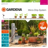 GARDENA Set de inicio para Macetas M automático, Máquina de riego 13002-20