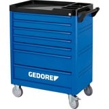 GEDORE 2977311 carro para herramientas, Carros de herramienta azul/Negro, 180 mm, 80 mm, 77 kg