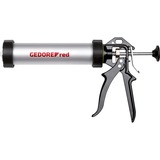 GEDORE R99210000 pistola de calafateo, Pistola de cartuchos negro/Rojo, 70 mm, 840 g
