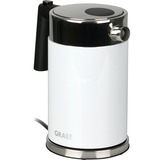 Graef WK701 tetera eléctrica 1,5 L 2015 W Negro, Blanco, Hervidor de agua blanco, 1,5 L, 2015 W, Negro, Blanco, Acero inoxidable, Ajustes de termostato, Indicador de nivel de agua