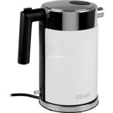 Graef WK 61 tetera eléctrica 1,5 L 2000 W, Hervidor de agua blanco, 1,5 L, 2000 W, Indicador de nivel de agua, Filtrado