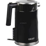Graef WK 702 tetera eléctrica 1,5 L 2000 W Negro, Metálico, Hervidor de agua negro, 1,5 L, 2000 W, Negro, Metálico, Indicador de nivel de agua