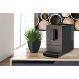 Grundig KVA 4830 Totalmente automática Cafetera de filtro 1,5 L,  Superautomática plateado oscuro/Negro, Cafetera