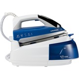 Grundig SIS 8670 1 L Suela Ceramic Ultra Glide Azul, Blanco, Estación de planchado a vapor blanco/Azul, Suela Ceramic Ultra Glide, 6 bar, 1 L, 110 g/min, Azul, Blanco, 1 min