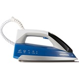 Grundig SIS 8670 1 L Suela Ceramic Ultra Glide Azul, Blanco, Estación de planchado a vapor blanco/Azul, Suela Ceramic Ultra Glide, 6 bar, 1 L, 110 g/min, Azul, Blanco, 1 min